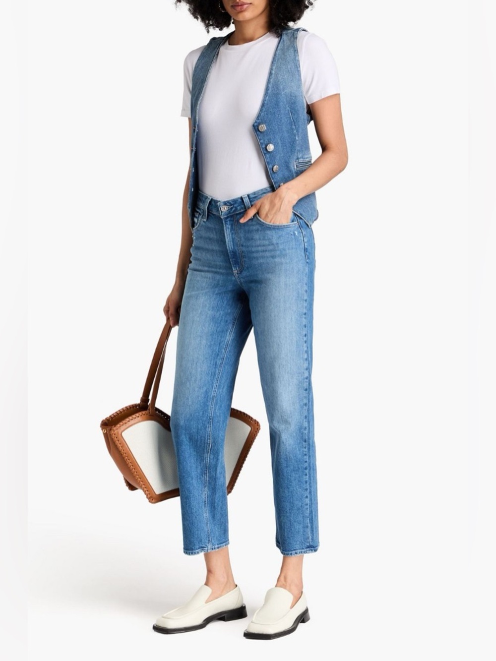 PAIGE | High rise Sarah straight Jean | size 31